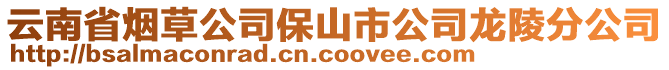 云南省煙草公司保山市公司龍陵分公司