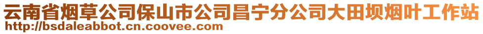 云南省煙草公司保山市公司昌寧分公司大田壩煙葉工作站