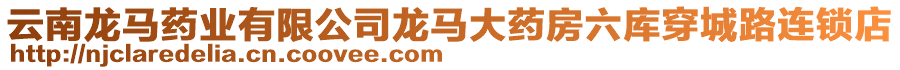 云南龍馬藥業(yè)有限公司龍馬大藥房六庫(kù)穿城路連鎖店