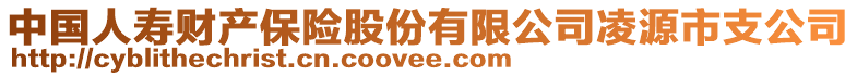 中國(guó)人壽財(cái)產(chǎn)保險(xiǎn)股份有限公司凌源市支公司