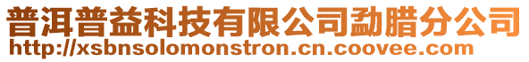 普洱普益科技有限公司勐臘分公司