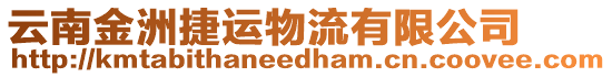 云南金洲捷運(yùn)物流有限公司