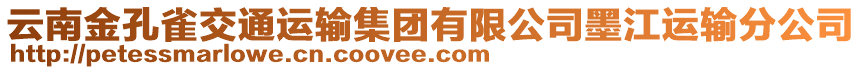 云南金孔雀交通運輸集團有限公司墨江運輸分公司