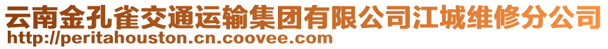 云南金孔雀交通運(yùn)輸集團(tuán)有限公司江城維修分公司