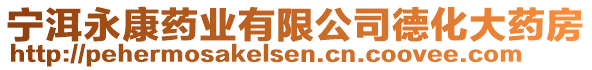 寧洱永康藥業(yè)有限公司德化大藥房