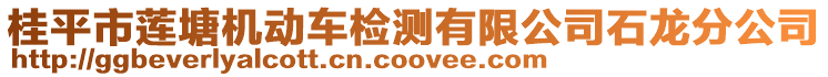 桂平市蓮塘機動車檢測有限公司石龍分公司