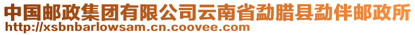 中國(guó)郵政集團(tuán)有限公司云南省勐臘縣勐伴郵政所