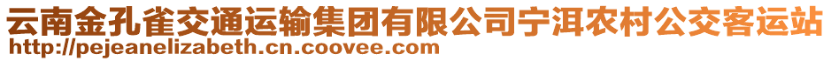 云南金孔雀交通運輸集團有限公司寧洱農村公交客運站