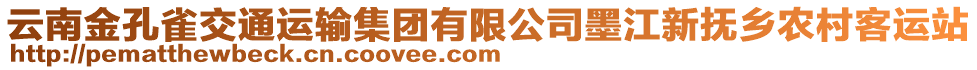 云南金孔雀交通運(yùn)輸集團(tuán)有限公司墨江新?lián)徉l(xiāng)農(nóng)村客運(yùn)站