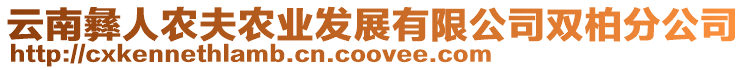 云南彝人農(nóng)夫農(nóng)業(yè)發(fā)展有限公司雙柏分公司