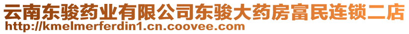 云南東駿藥業(yè)有限公司東駿大藥房富民連鎖二店