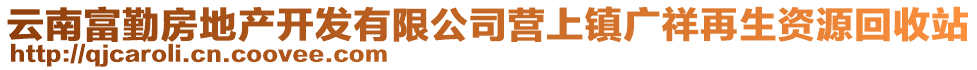 云南富勤房地產開發有限公司營上鎮廣祥再生資源回收站