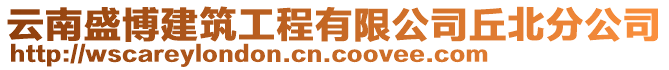 云南盛博建筑工程有限公司丘北分公司