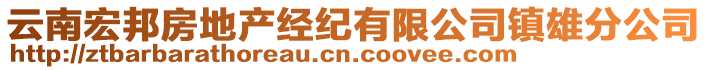 云南宏邦房地產(chǎn)經(jīng)紀(jì)有限公司鎮(zhèn)雄分公司