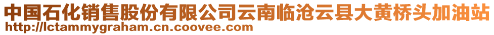 中國(guó)石化銷售股份有限公司云南臨滄云縣大黃橋頭加油站