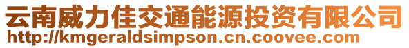 云南威力佳交通能源投資有限公司