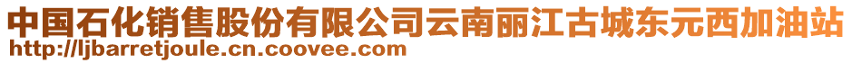 中國(guó)石化銷售股份有限公司云南麗江古城東元西加油站