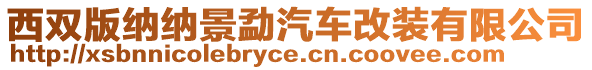 西雙版納納景勐汽車改裝有限公司