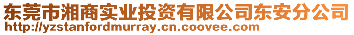 東莞市湘商實業(yè)投資有限公司東安分公司