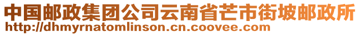 中國郵政集團公司云南省芒市街坡郵政所