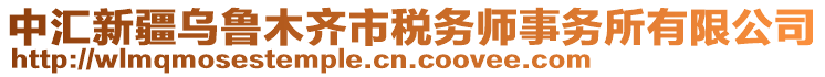 中匯新疆烏魯木齊市稅務(wù)師事務(wù)所有限公司