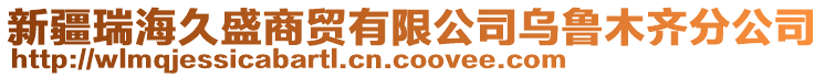 新疆瑞海久盛商貿(mào)有限公司烏魯木齊分公司