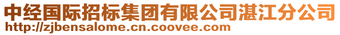 中經國際招標集團有限公司湛江分公司