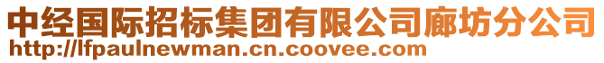 中經(jīng)國(guó)際招標(biāo)集團(tuán)有限公司廊坊分公司