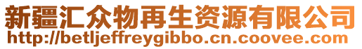 新疆匯眾物再生資源有限公司