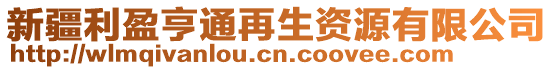 新疆利盈亨通再生資源有限公司