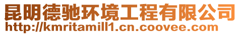昆明德馳環(huán)境工程有限公司
