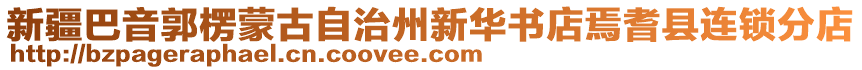 新疆巴音郭楞蒙古自治州新華書店焉耆縣連鎖分店