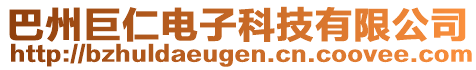 巴州巨仁電子科技有限公司