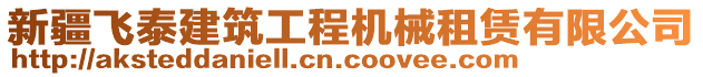 新疆飛泰建筑工程機(jī)械租賃有限公司