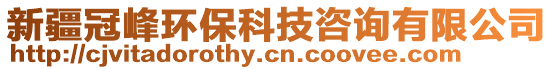 新疆冠峰環(huán)保科技咨詢有限公司