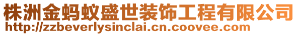 株洲金螞蟻盛世裝飾工程有限公司