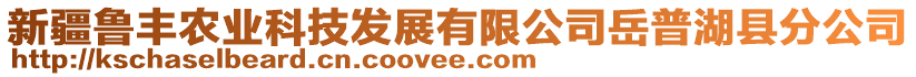 新疆魯豐農(nóng)業(yè)科技發(fā)展有限公司岳普湖縣分公司