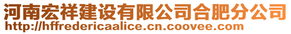 河南宏祥建設(shè)有限公司合肥分公司