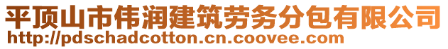 平頂山市偉潤建筑勞務(wù)分包有限公司