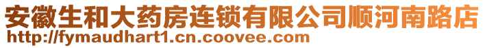 安徽生和大藥房連鎖有限公司順河南路店