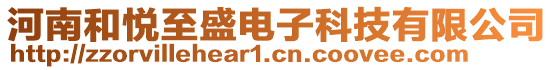 河南和悅至盛電子科技有限公司