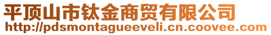 平頂山市鈦金商貿(mào)有限公司