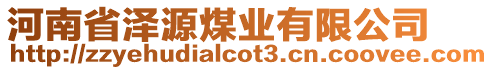 河南省澤源煤業(yè)有限公司