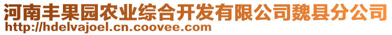 河南豐果園農(nóng)業(yè)綜合開(kāi)發(fā)有限公司魏縣分公司