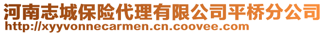 河南志城保險(xiǎn)代理有限公司平橋分公司