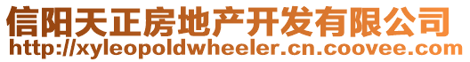 信陽天正房地產(chǎn)開發(fā)有限公司