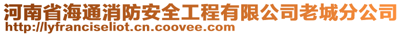 河南省海通消防安全工程有限公司老城分公司