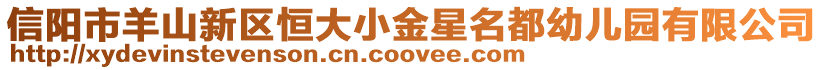 信陽(yáng)市羊山新區(qū)恒大小金星名都幼兒園有限公司