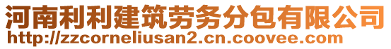 河南利利建筑勞務(wù)分包有限公司