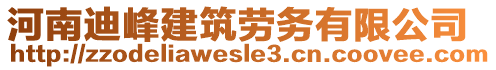 河南迪峰建筑勞務(wù)有限公司